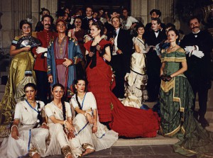 Le bal du Maharaja:photo de famille